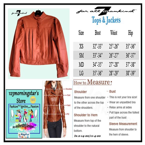 7 for All Mankind NEW Minimalist Oversized Box Pleated Crop Jacket XS - Picture 11 of 12